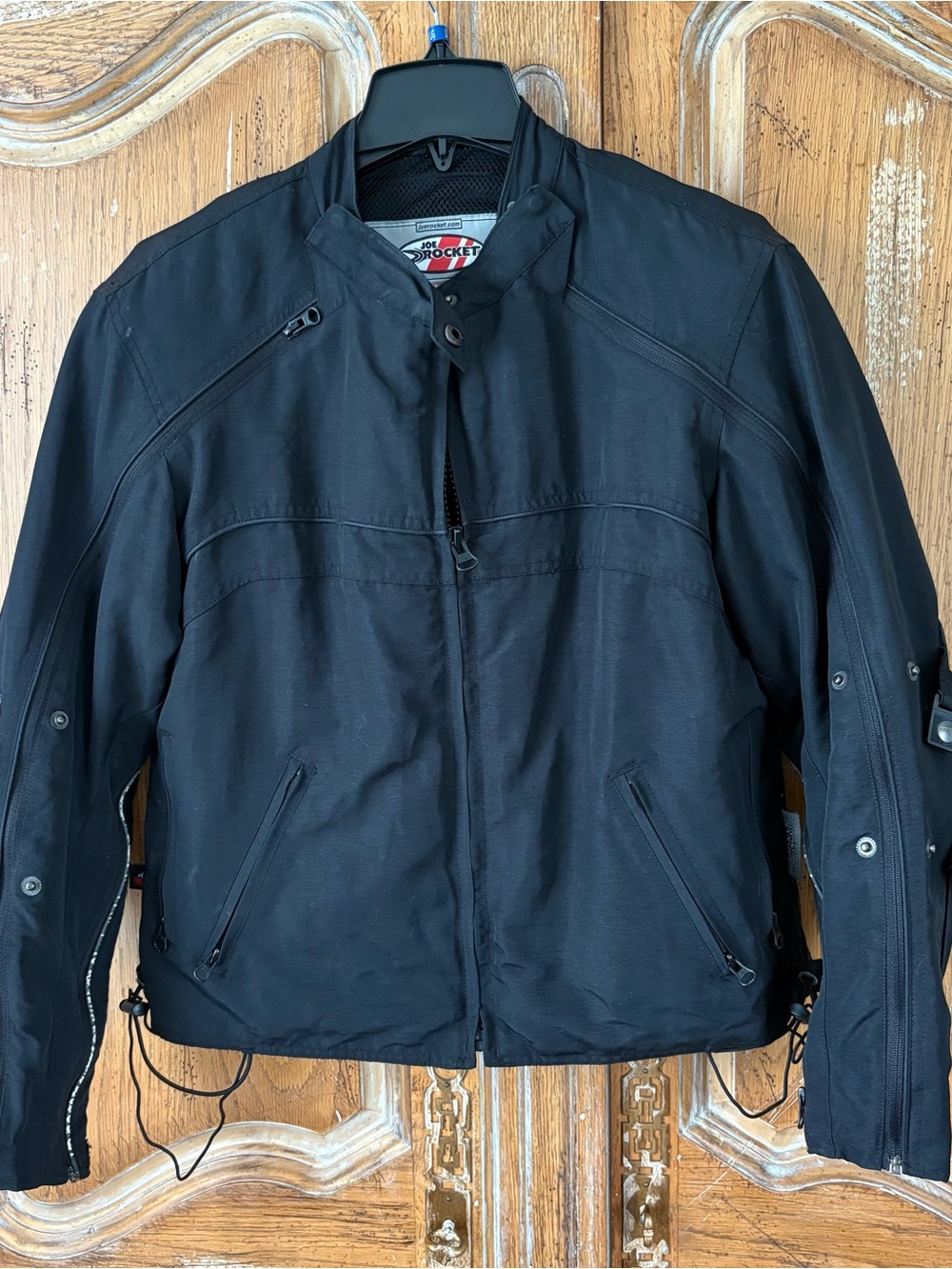 Joe Rocket Women's Textile Motorcycle Riding Jacket - Armored - Size M Black